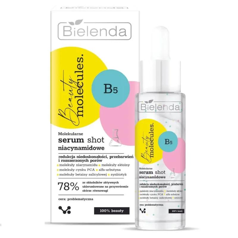 Bielenda Beauty Molecule niacinamidă moleculară ser împușcat, 30g — preț și oferte