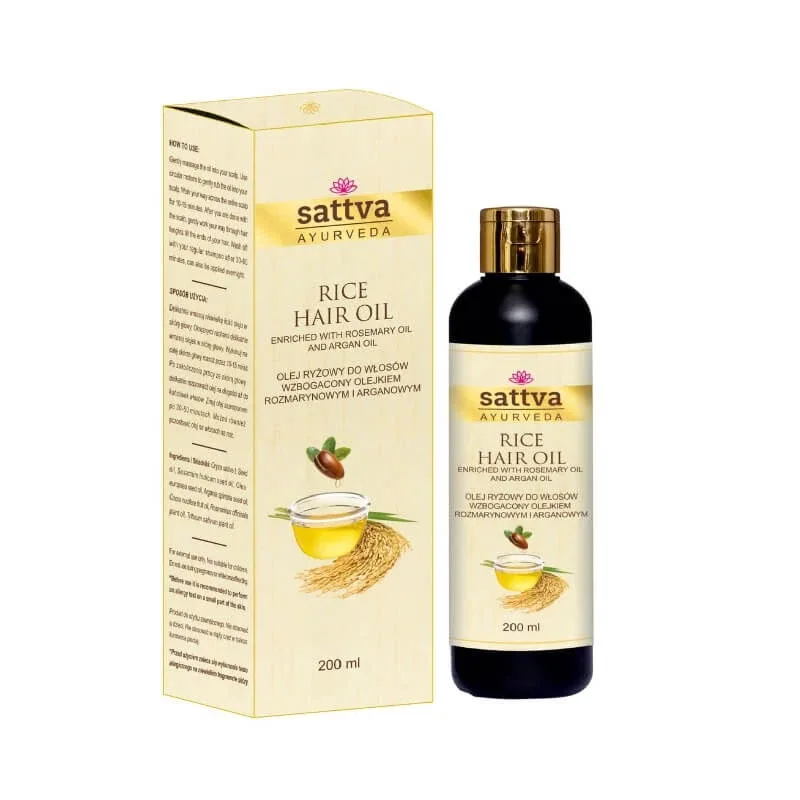 Ulei de ceară de orez Sattva, 200ml Sattva Ayurveda — preț și oferte