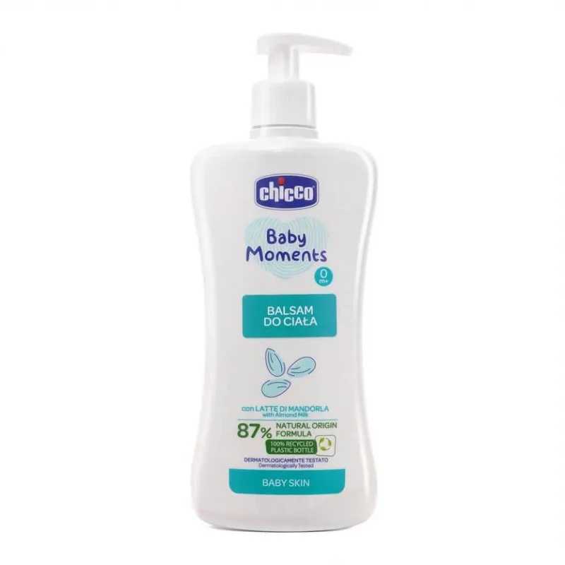 Loțiune de corp Chicco Baby Moments 0m+, 500ml — preț și oferte