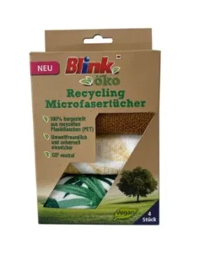 Blink, Eco, cârpe din microfibră, 4 bucăți