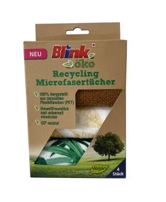 Blink, Eco, cârpe din microfibră, 4 bucăți — preț și oferte