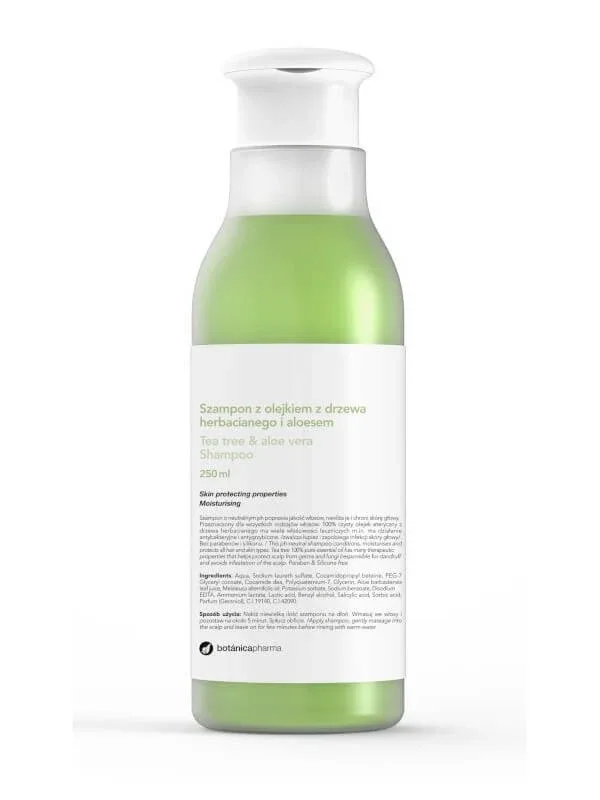 Botanicapharma el pentru baie cu aloe vera și ulei de arbore de ceai, 250ml — preț și oferte