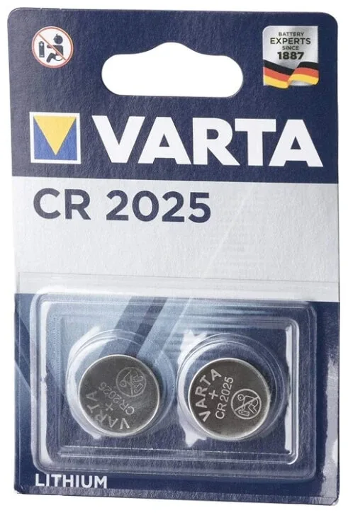 Varta, Baterie litiu CR2025, 2 bucăți — preț și oferte