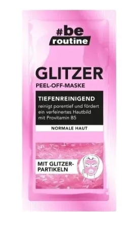 B.e. routine, Peel-Off, Mască de față cu sclipici, 12 ml