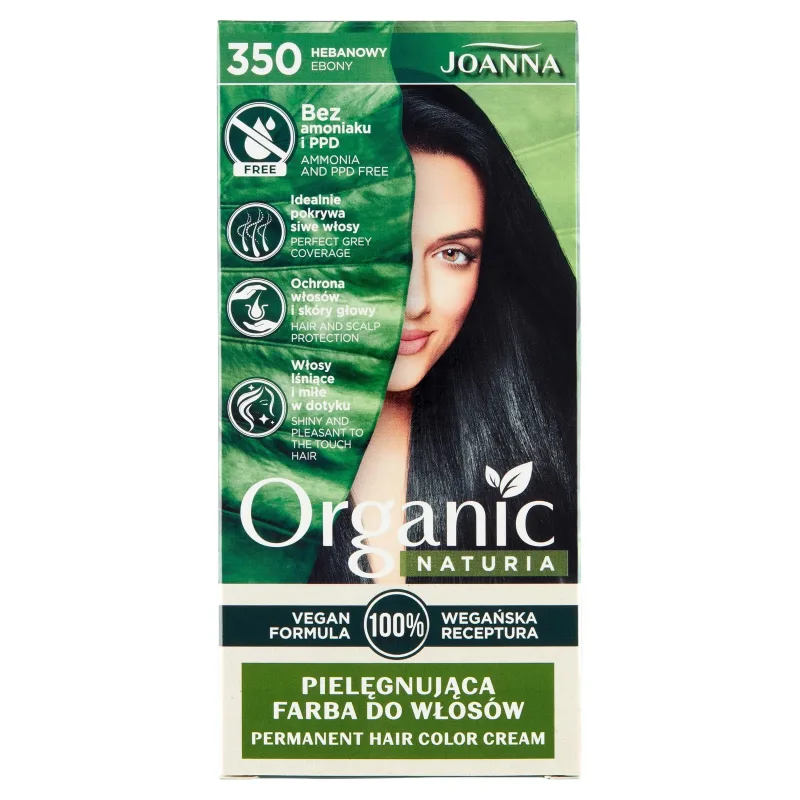 Joanna Naturia Colorant Pielgnujca organic pentru ceară 350 Ebony — preț și oferte