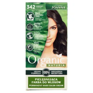 Joanna Naturia Organic Pielgnujca vopsea pentru wos 342 Kawowy