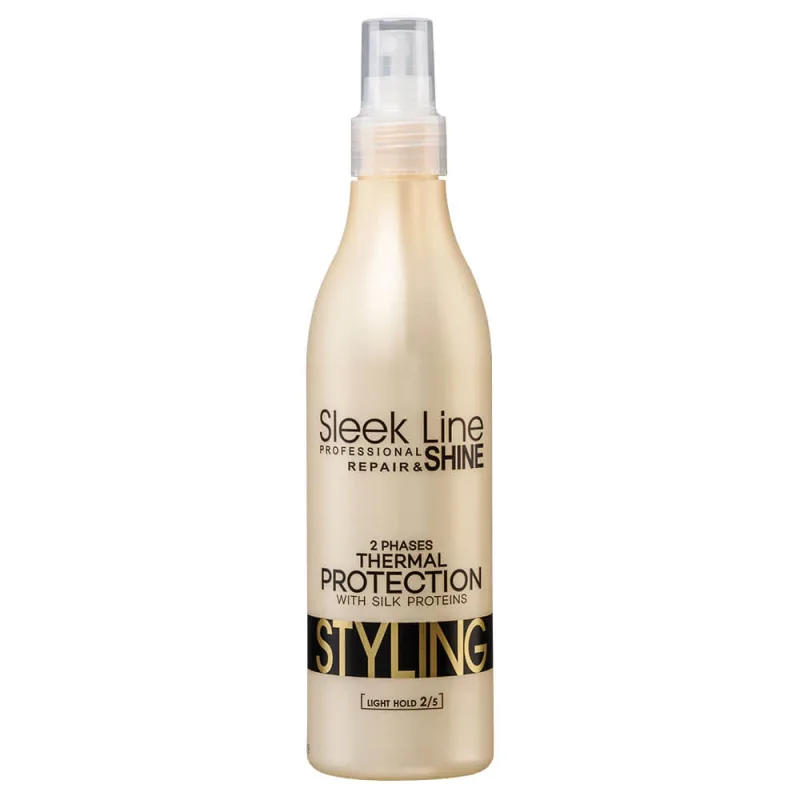 Stapiz Sleek Line Styling 2 Phases Spumă de îndreptat cu ceară de mătase bifazică, 300ml — preț și oferte
