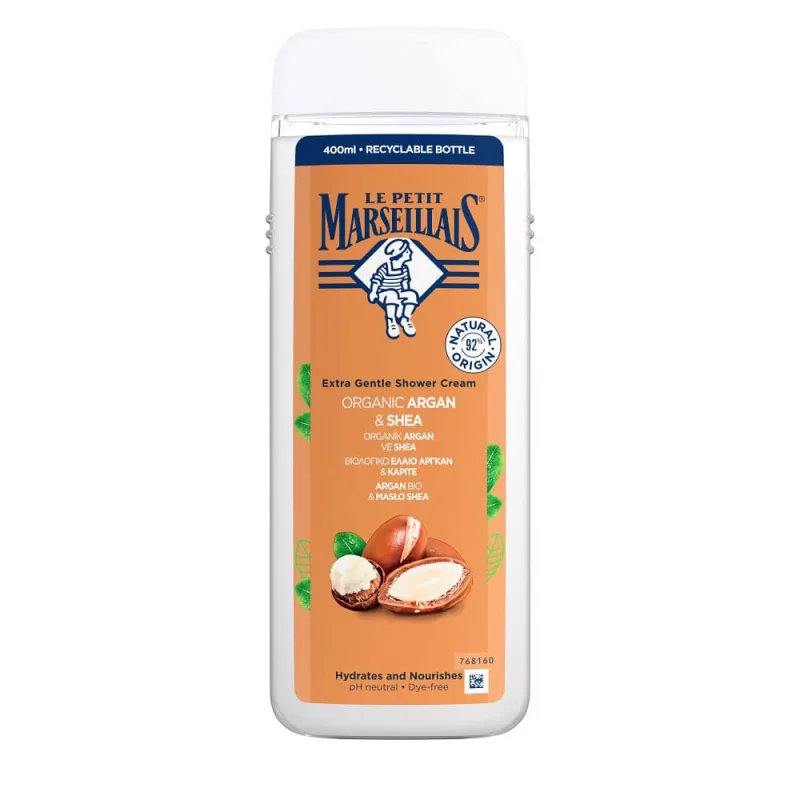 Le Petit Marseillais duș cremos el, Argan Bio amp; Shea unt 400ml — preț și oferte