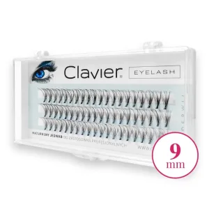 Clavier Eyelash Silk gste kpki natural 9mm