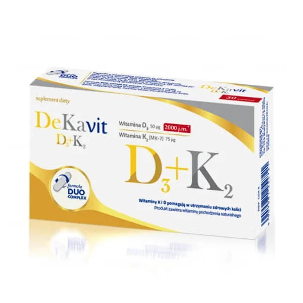 Diagnosis DeKavit D3 + K2, 30 capsule — preț și oferte