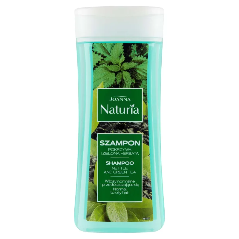 Joanna Naturia, Șampon pentru păr cu urzică și ceai verde, 200 ml — preț și oferte