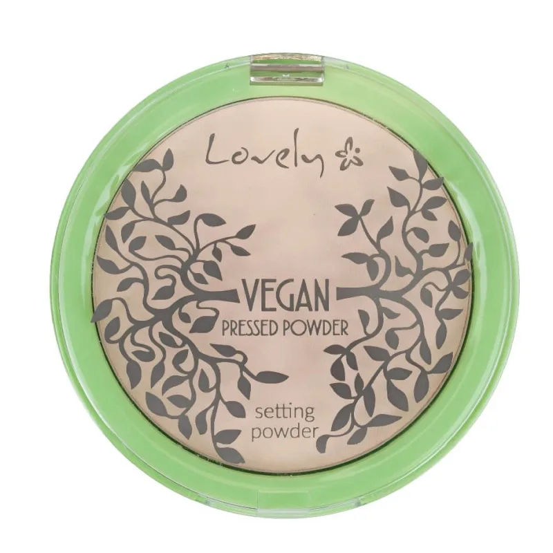 Lovely Vegan pudră presată transparentă matifiantă pentru față, 10g — preț și oferte