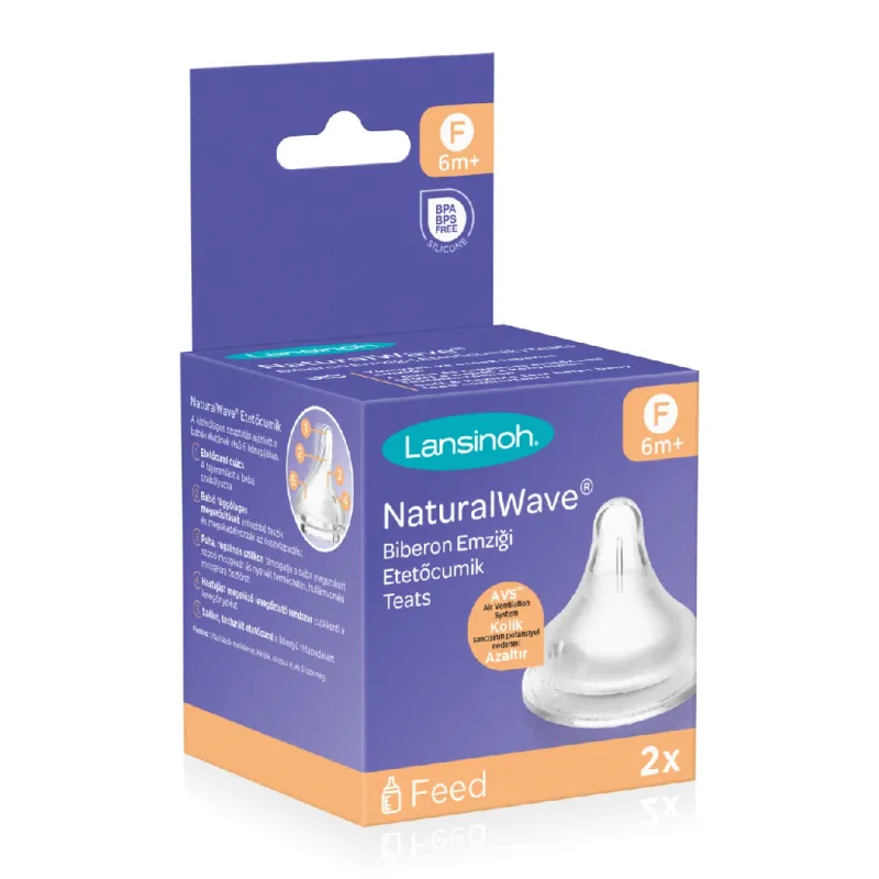 Tetina cu flux rapid, 2 bucati, Lansinoh — preț și oferte