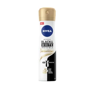 Nivea Black amp;White Invisible Silky Smooth Spray antiperspirant, 150ml