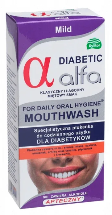 Alfa Diabetic Mild Specialist apă de gură 200ml — preț și oferte