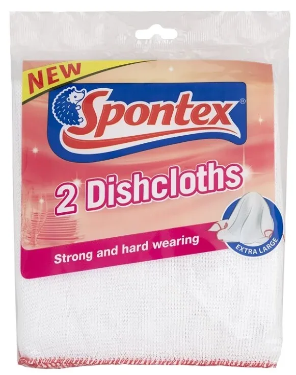 Spontex, 2 cârpe de vase, cârpe de vase, 2 bucăți — preț și oferte