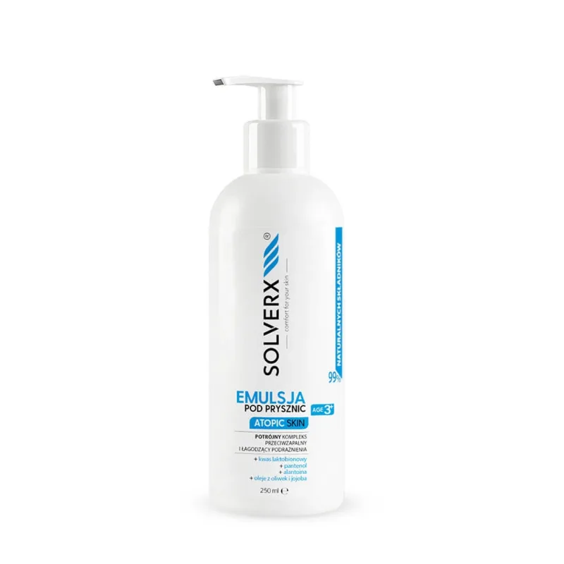 Solverx Emulsie de duș pentru piele atopică, 250ml — preț și oferte
