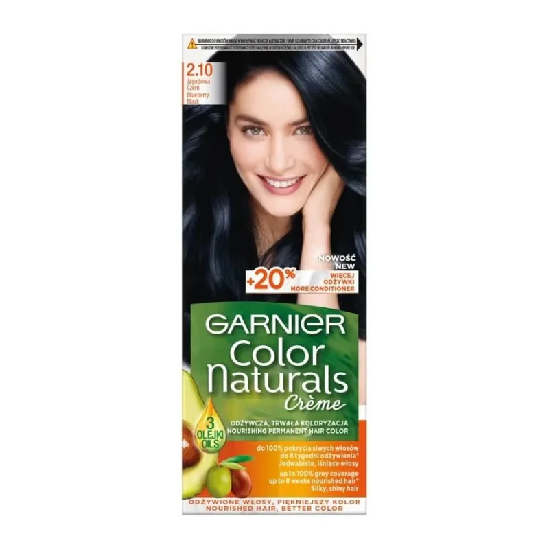 Garnier Color Naturals Hair Colour Cream 2.10 Berry Black — preț și oferte