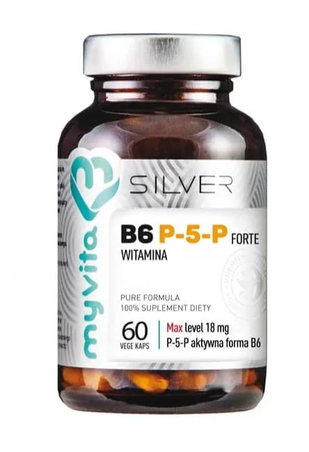 MyVita Silver, Vitamina B6 P-5-P Forte, 60 capsule — preț și oferte