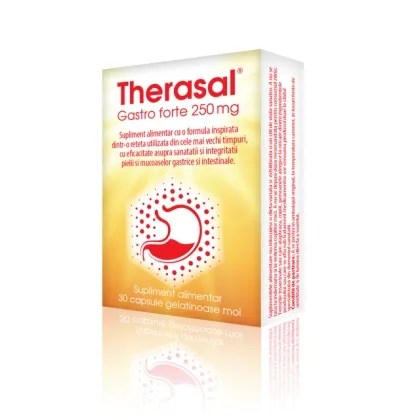 Therasal Gastro forte 250 mg, 30 capsule, Vedra — preț și oferte