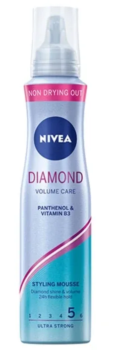 Nivea, Mousse de păr Diamond Volume, 150 ml — preț și oferte