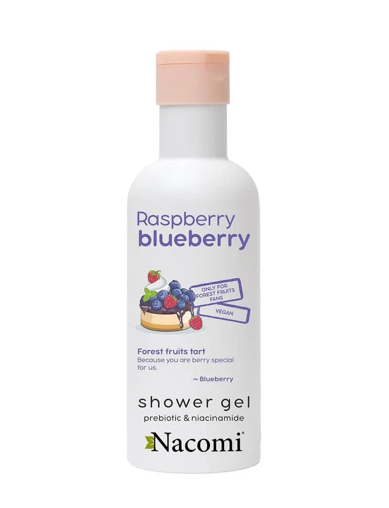 Nacomi el de duș cu afine și zmeură, 300ml — preț și oferte