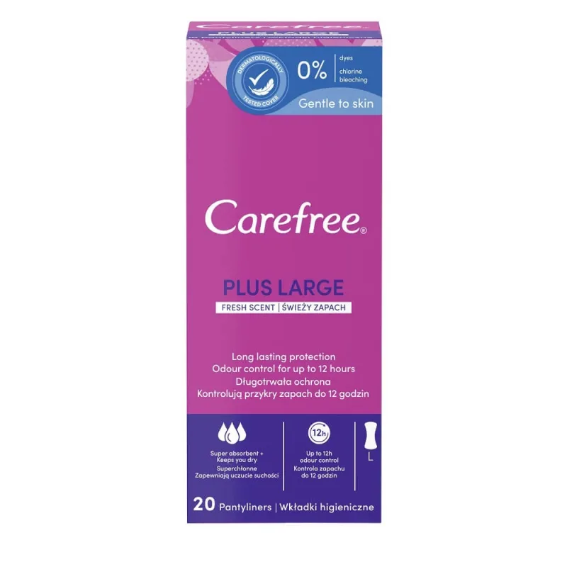 Carefree Plus Șervețele sanitare mari, 20 buc. — preț și oferte