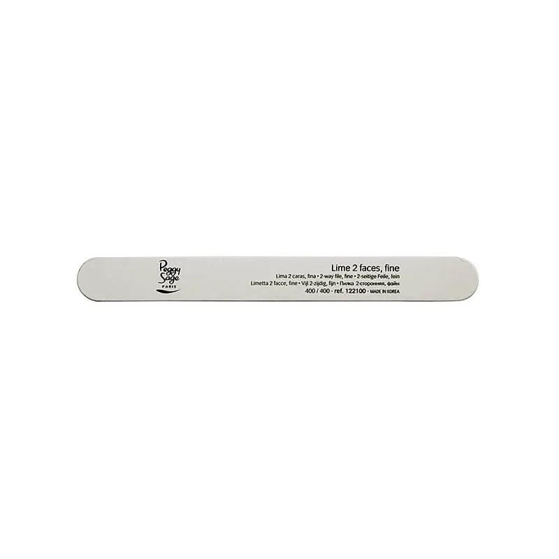 Peggy Sage Straight Nail File 400/400 alb, 1 buc — preț și oferte