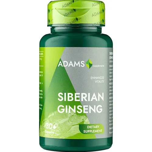 Ginseng Siberian, 30, capsule, Adams ADAMS VISION — preț și oferte