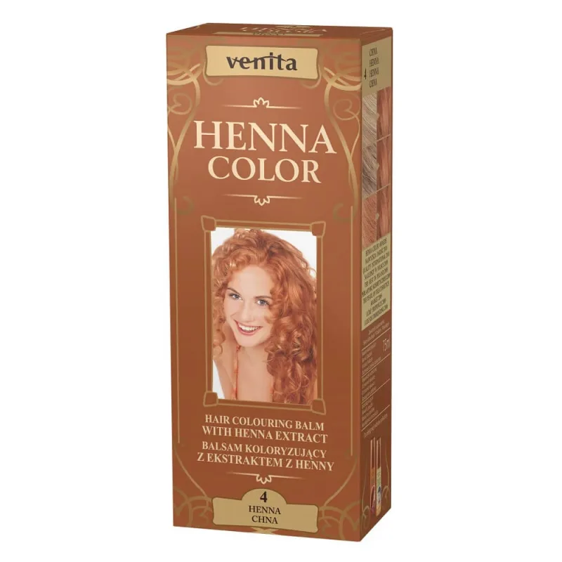 Venita Henna Color Loțiune colorantă pe bază de plante cu extract de henna 4 Chna, 75ml — preț și oferte