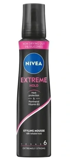 Nivea Extreme Hold spumă de păr, 150 ml