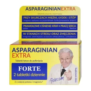 Aspartat de potasiu și magneziu Uniphar Extra 75 comprimate