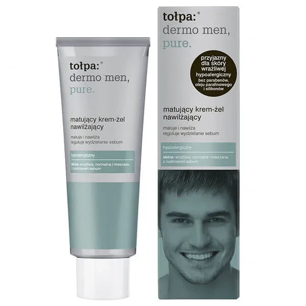 Tolpa Dermo MEN, Gel-cremă pur, matifiant și hidratant, 40 ml — preț și oferte