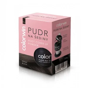 Colorwin Wax Oil Powder pentru acoperirea rădăcinilor și creșterea volumului părului Negru, 3.2g