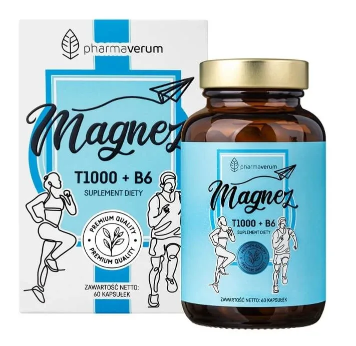Magneziu T1000 + B6, 60 capsule — preț și oferte