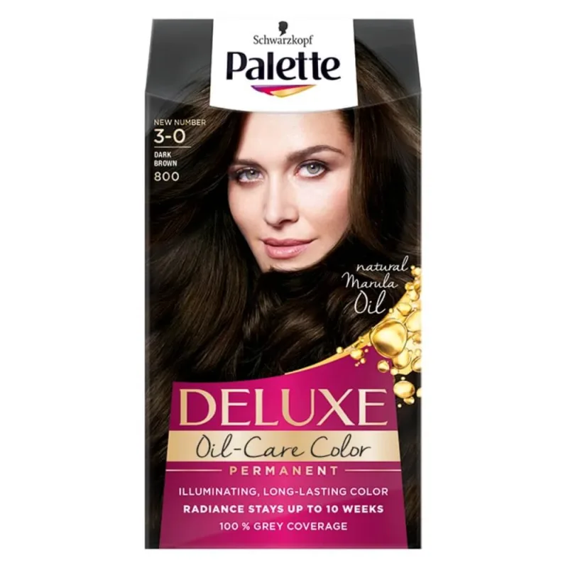 Palette Deluxe Oil-Care Color Ceară colorantă cu microulei 800 (3-0) mesteacăn închis — preț și oferte
