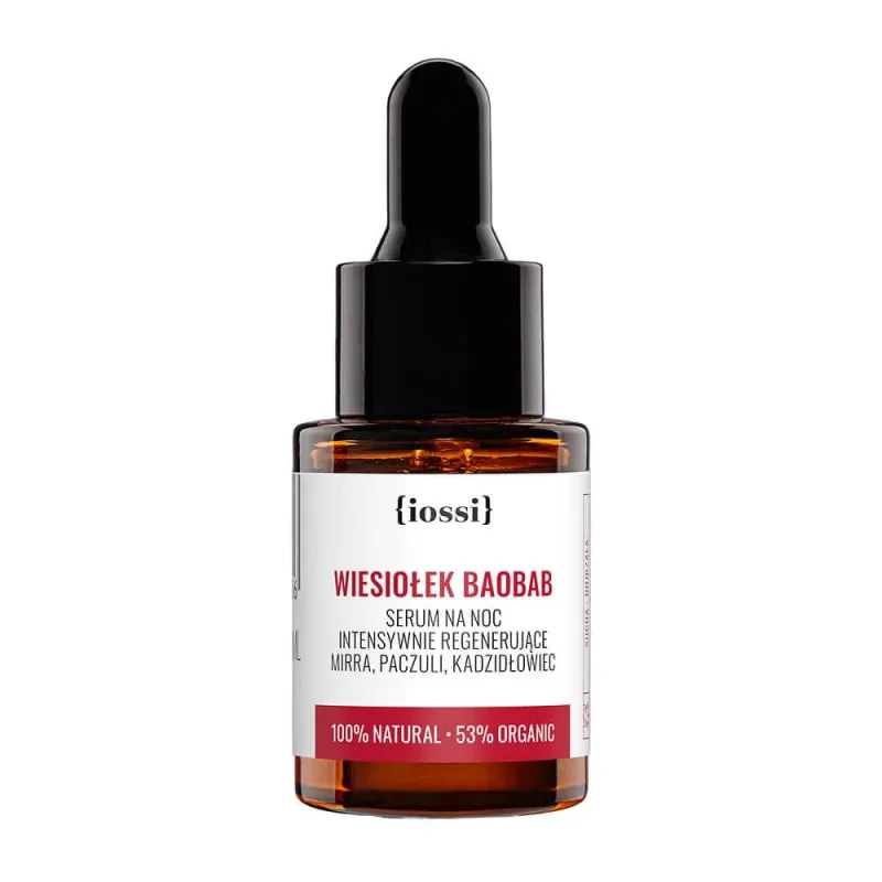 Iossi Wiesioek amp; Baobab Ser de noapte regenerant intensiv, 10ml — preț și oferte
