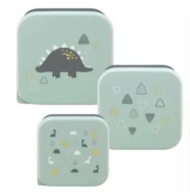 Babylove, Snack Puddle, Dino, albastru, set de 3 bucăți — preț și oferte