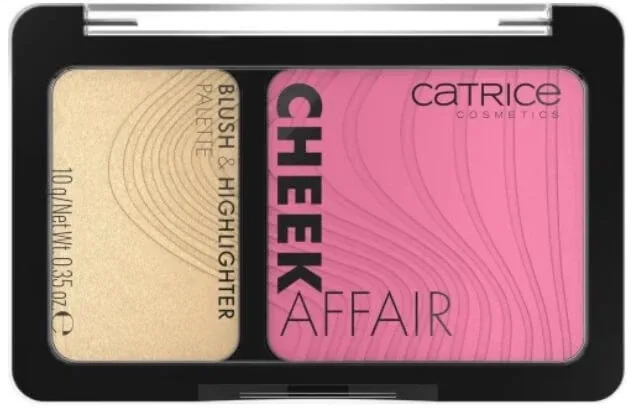 Paletă de farduri de obraz și iluminator Catrice Cheek Affair 010 Love At First Swipe, 10 g — preț și oferte