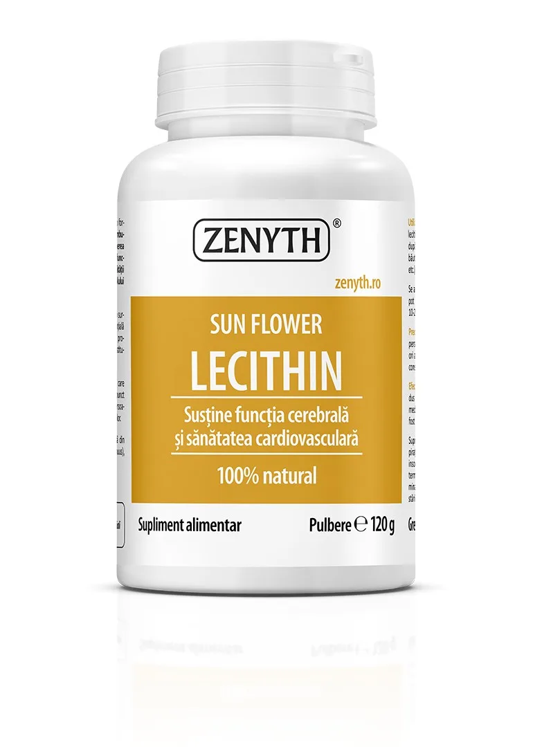Lecitina din floarea soarelui, 120g Zenyth — preț și oferte