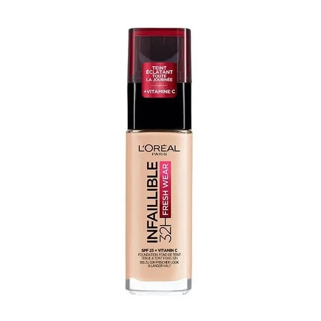 Fond de ten de lungă durată L Oreal Paris Infallible 32H 020 Ivory, 30ml — preț și oferte
