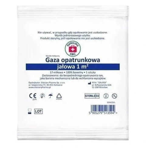 Pansament autoadeziv tifon, 17 fire, trusă de prim ajutor ABC, 1 m2, 1 buc Apteczka ABC — preț și oferte