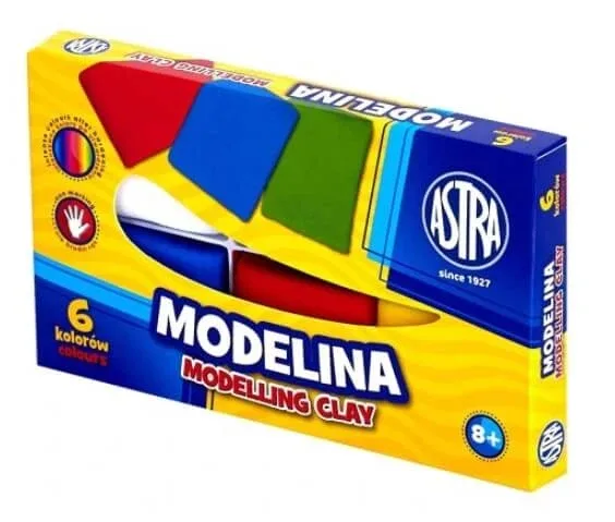 Argilă de modelare, 6 culori — preț și oferte