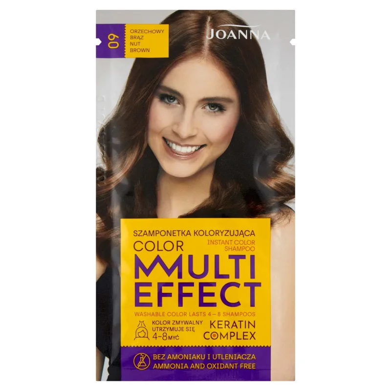Șampon Joanna Multi Effect Color 09 Walnut Bir, 35g — preț și oferte