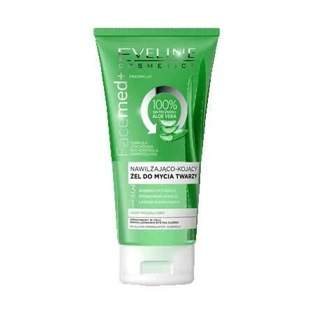 Eveline Facemed+ spălare facială hidratantă și calmantă cu aloe vera pentru toate tipurile de piele 150ml — preț și oferte