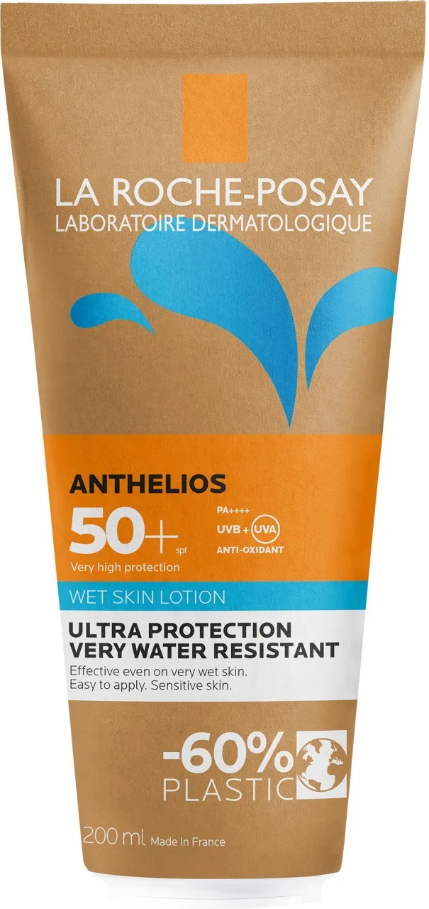 Anthelios ECO TUBE Lotiune WetSkin cu protectie solara SPF 50+ corp+, 200ml, La Roche-Posay LA ROCHE POSAY — preț și oferte