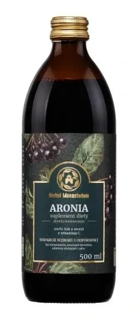 Suc de chokeberry, Herbal Monasterium, 500 ml — preț și oferte