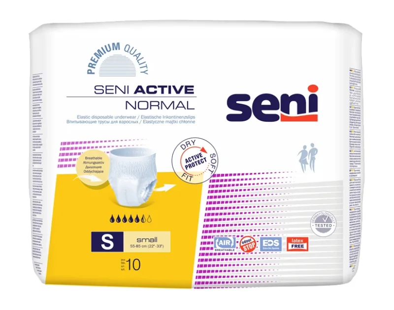 Seni Active chiloți Normal chong 10 buc S — preț și oferte