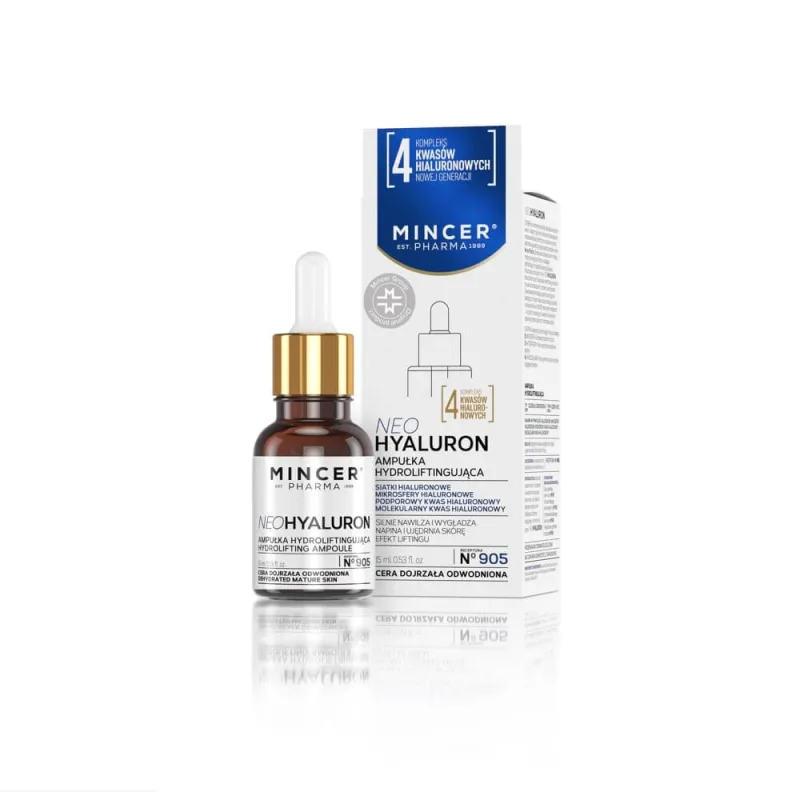 Mincer Pharma NeoHyaluron Hydrolifting Face Ampoule No.905, 15ml — preț și oferte