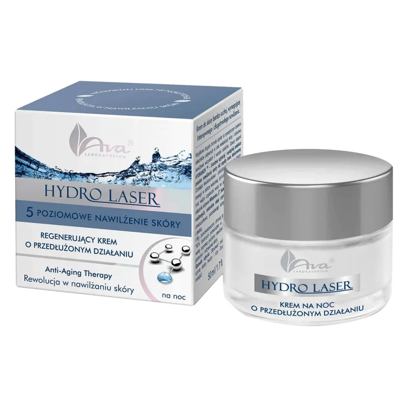 Ava Hydro Laser, cremă de noapte regenerantă de lungă durată, 50 ml — preț și oferte